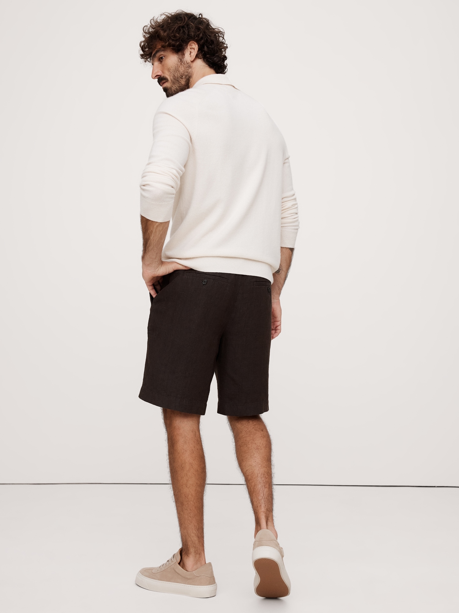 Lino 9" Linen Short