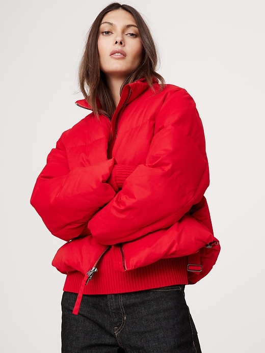Short Puffer Coat | Banana Republic