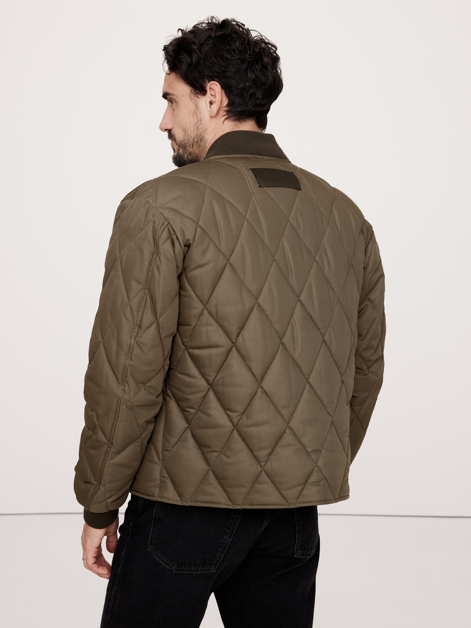 Quilted Bomber Jacket