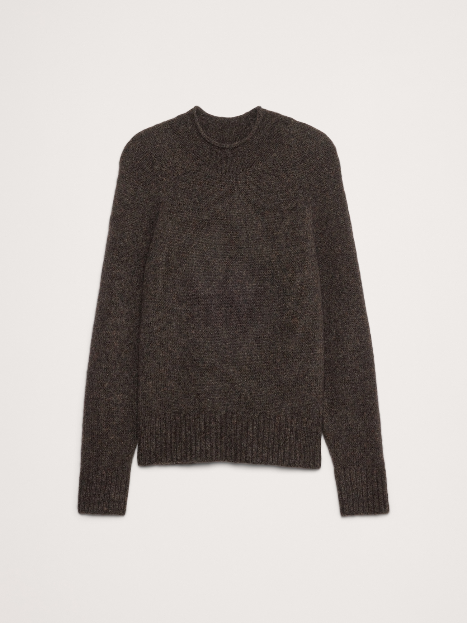 Alpaca-Wool Blend Crew-Neck Sweater