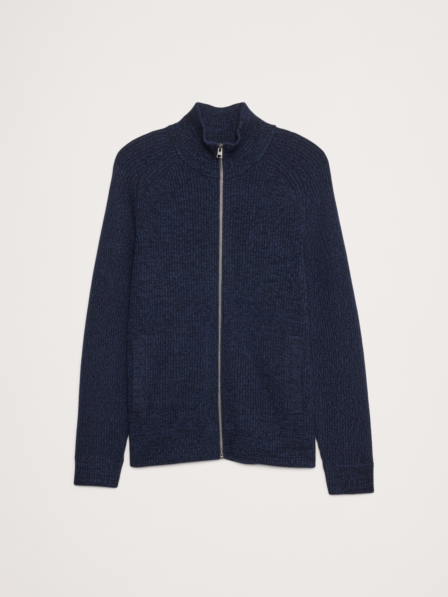 Ribbed Merino Sweater Jacket