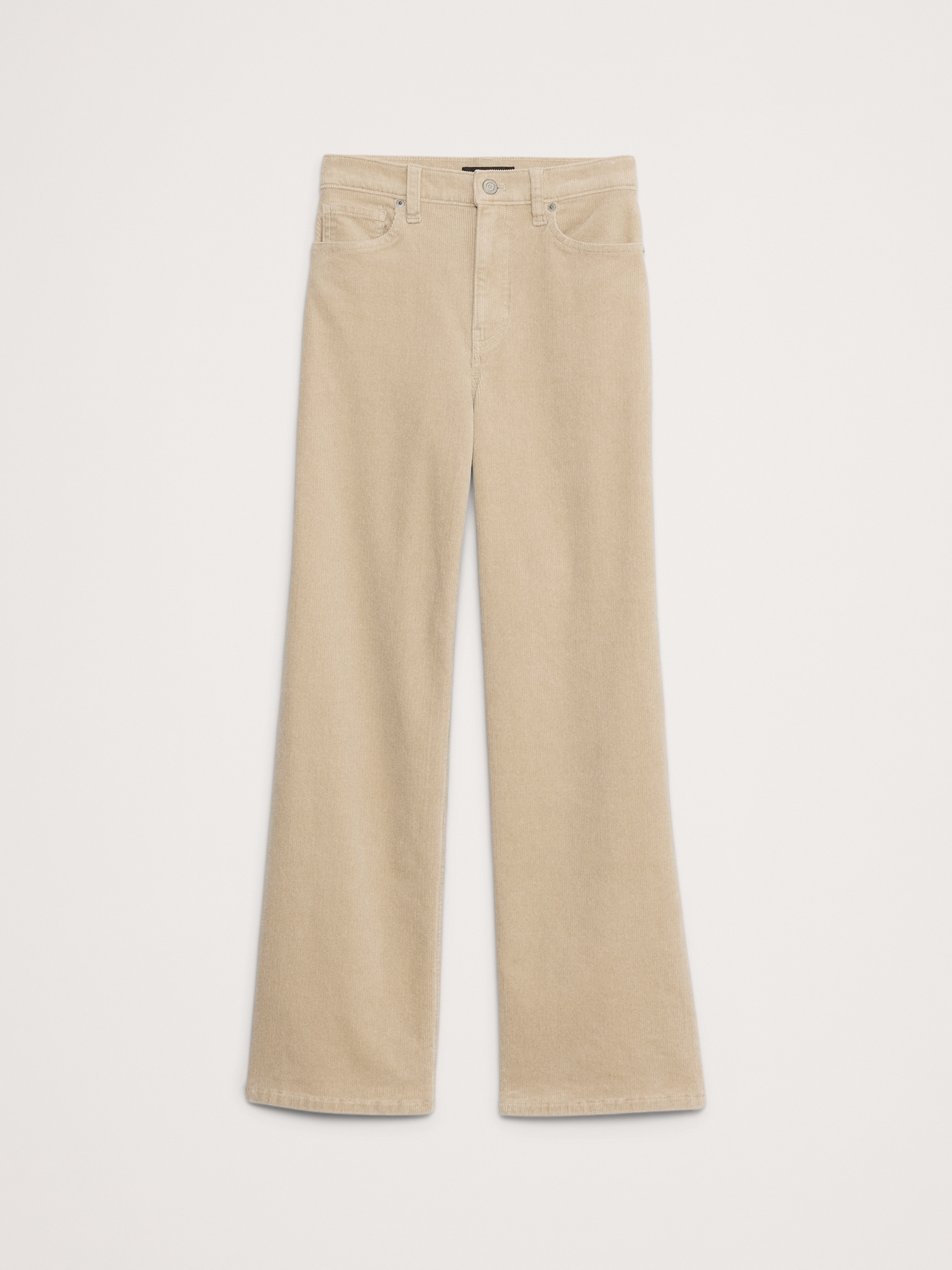 Ultra High-Rise Wide-Leg Crop Corduroy Pant