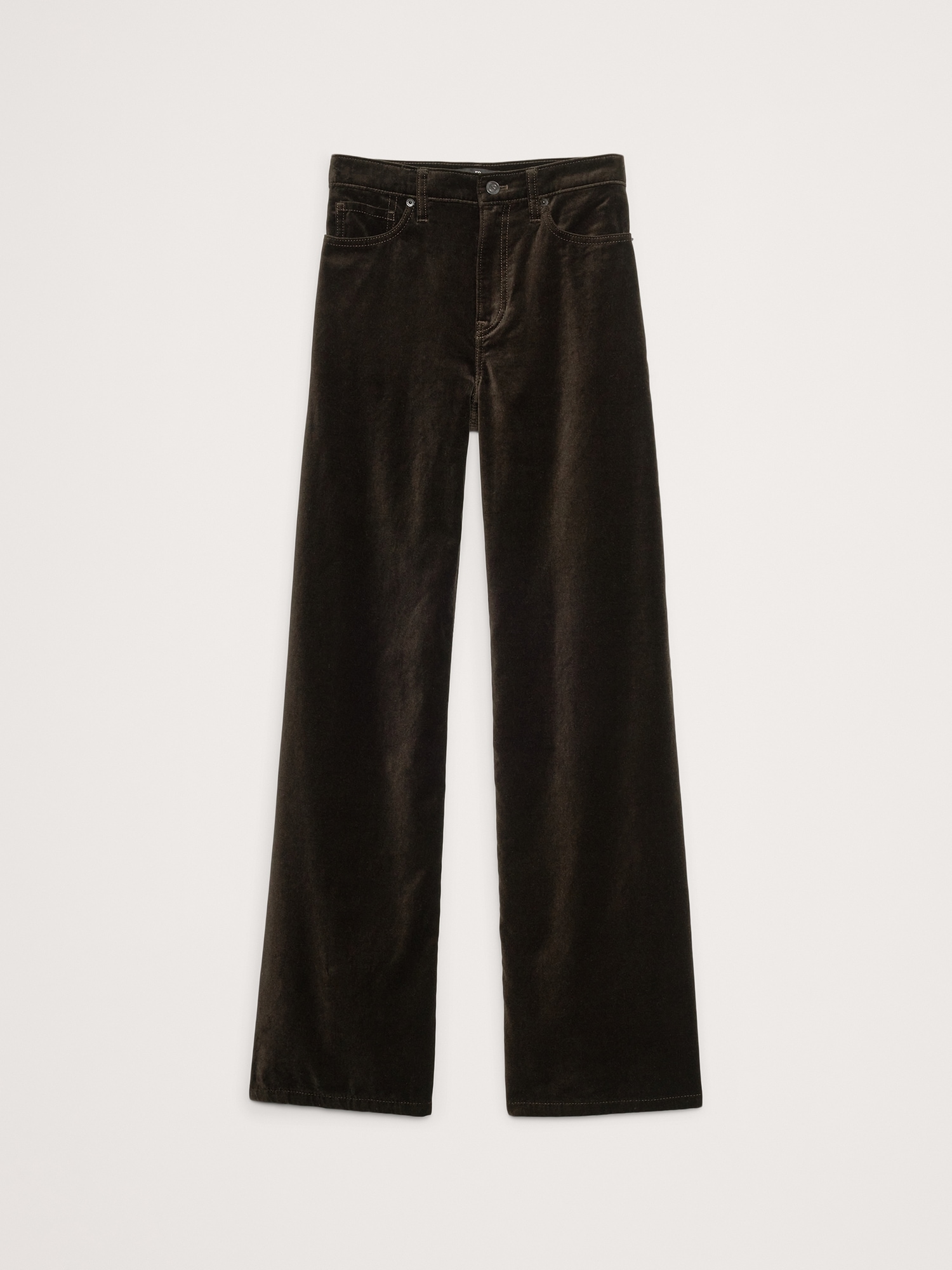 The Icon Classic Wide-Leg Velvet Pant