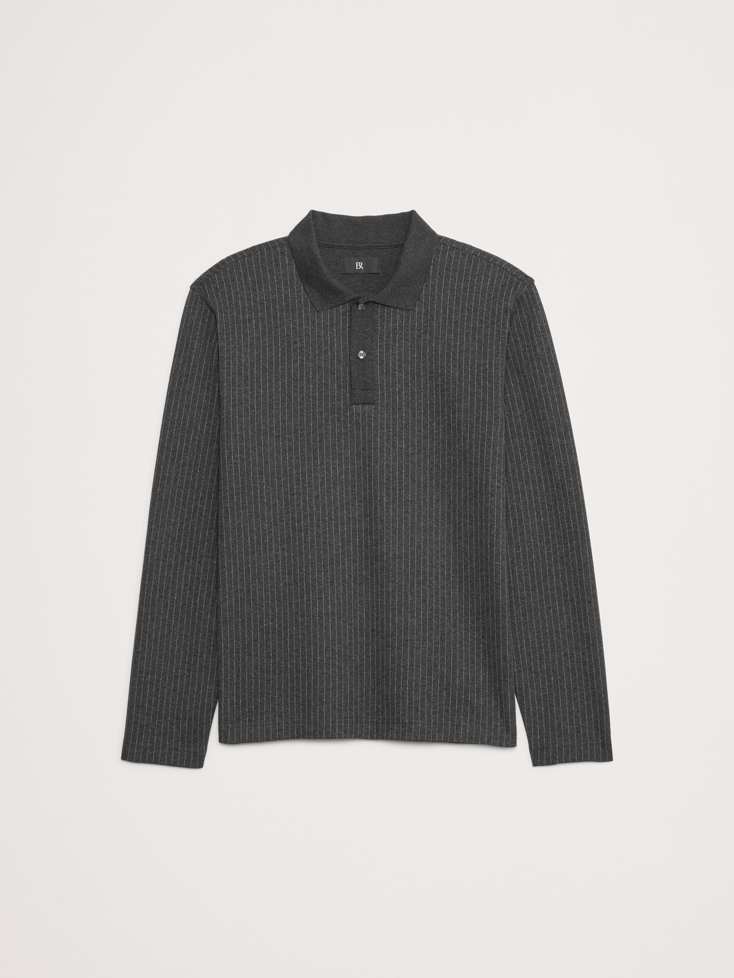 Pinstripe Jacquard Polo