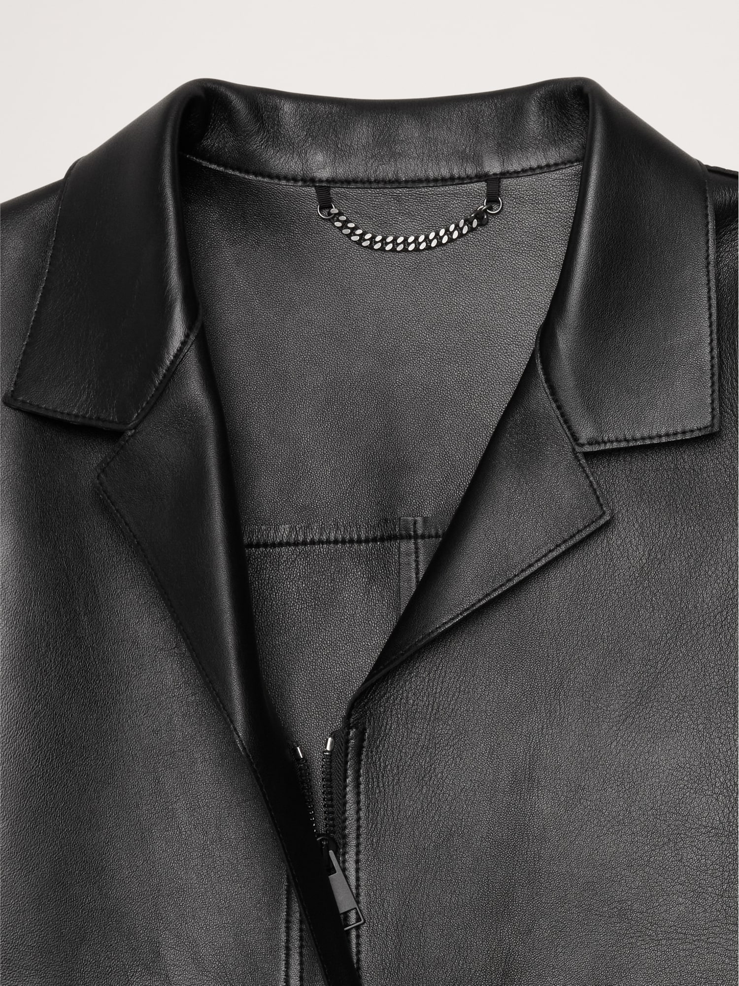 Bonded Leather Jacket