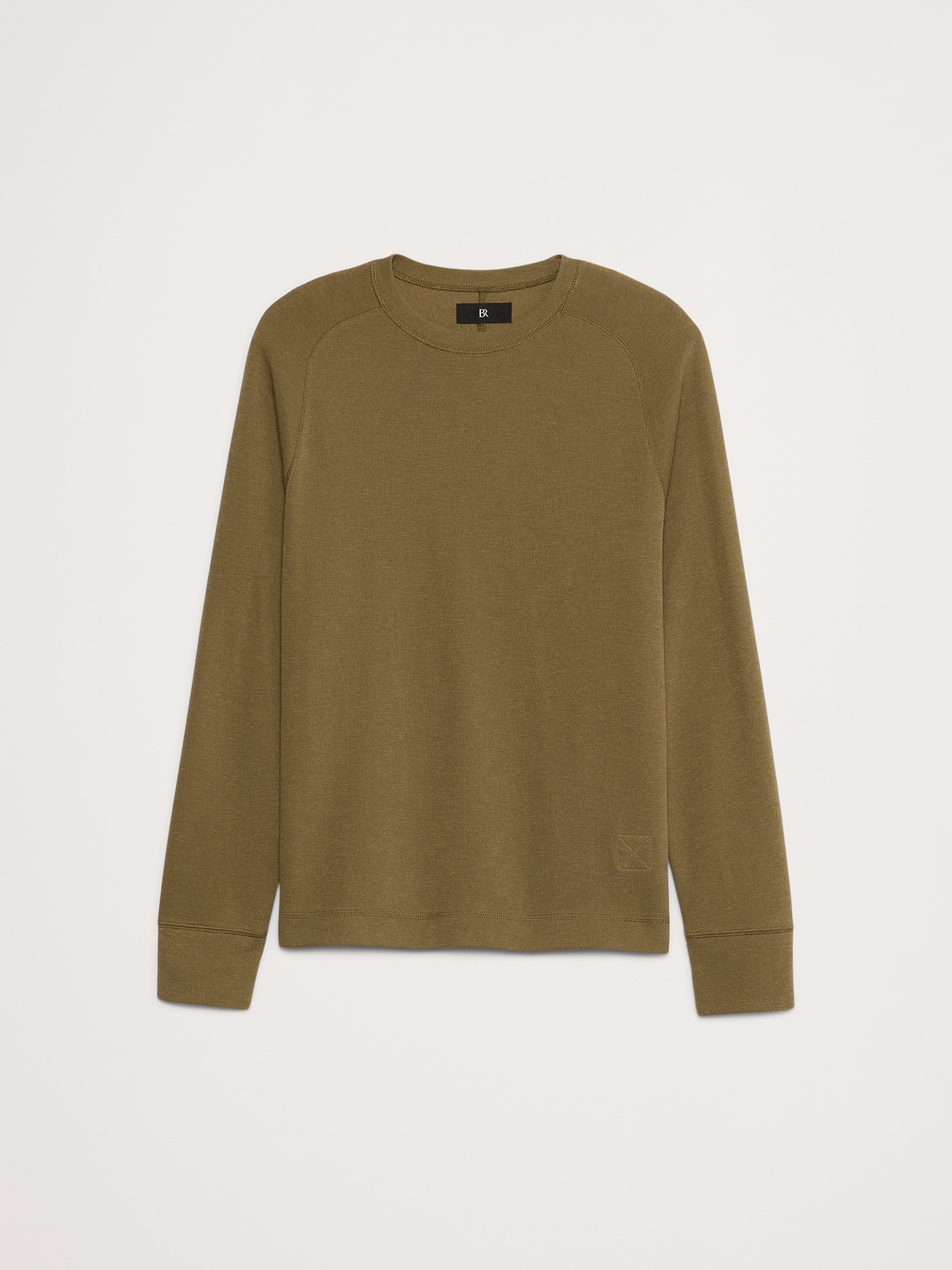 Slub Double-Knit Crew-Neck T-Shirt