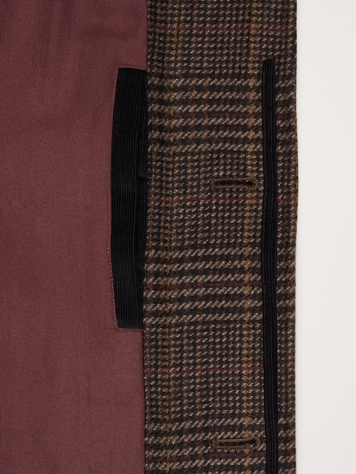 Italian Plaid Car Coat | Banana Republic