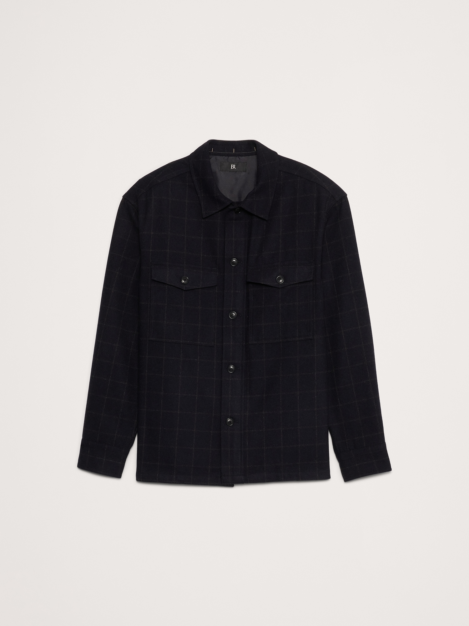 Relaxed Wool-Blend Overshirt