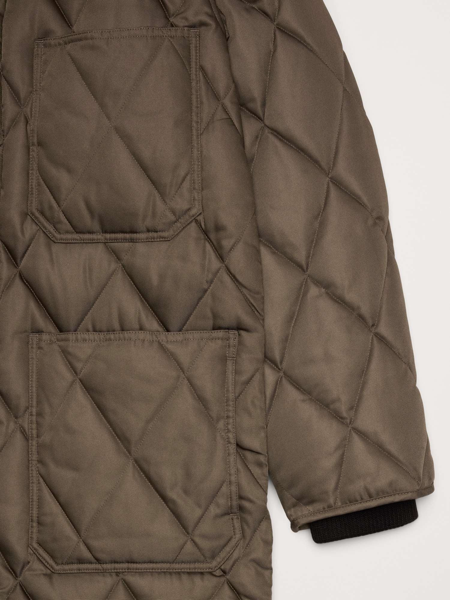 Oversized Quilted Carcoat