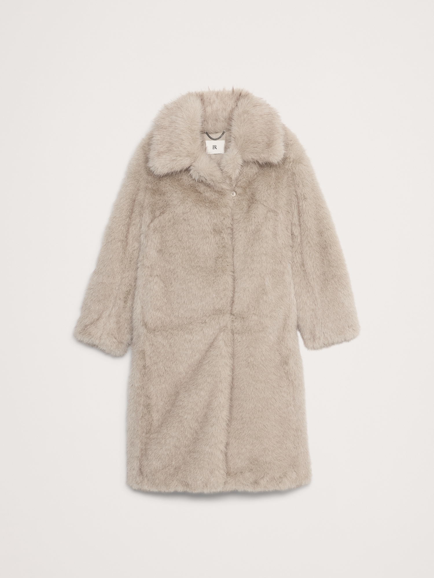 Faux Fur Long Coat