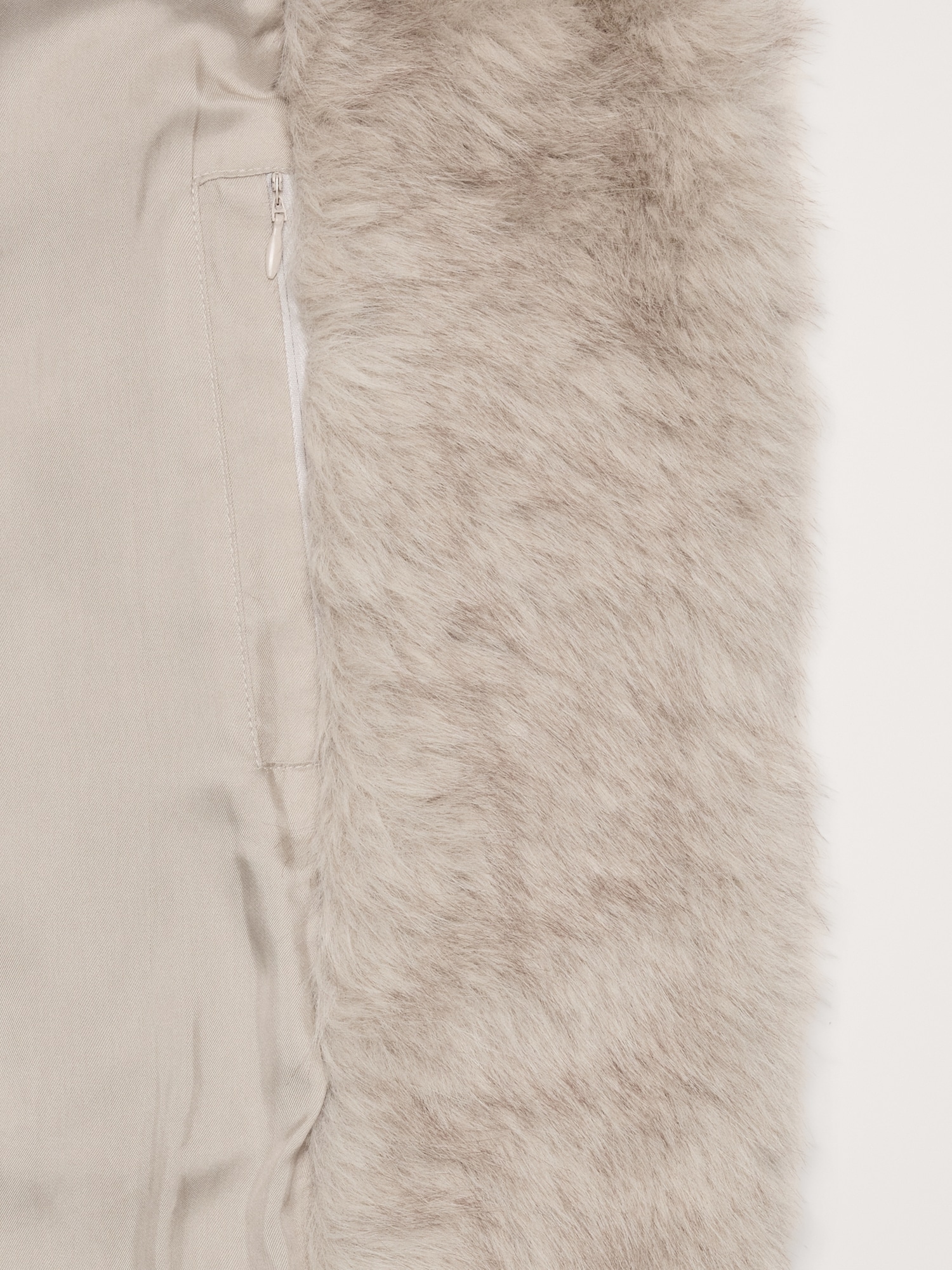 Faux Fur Long Coat