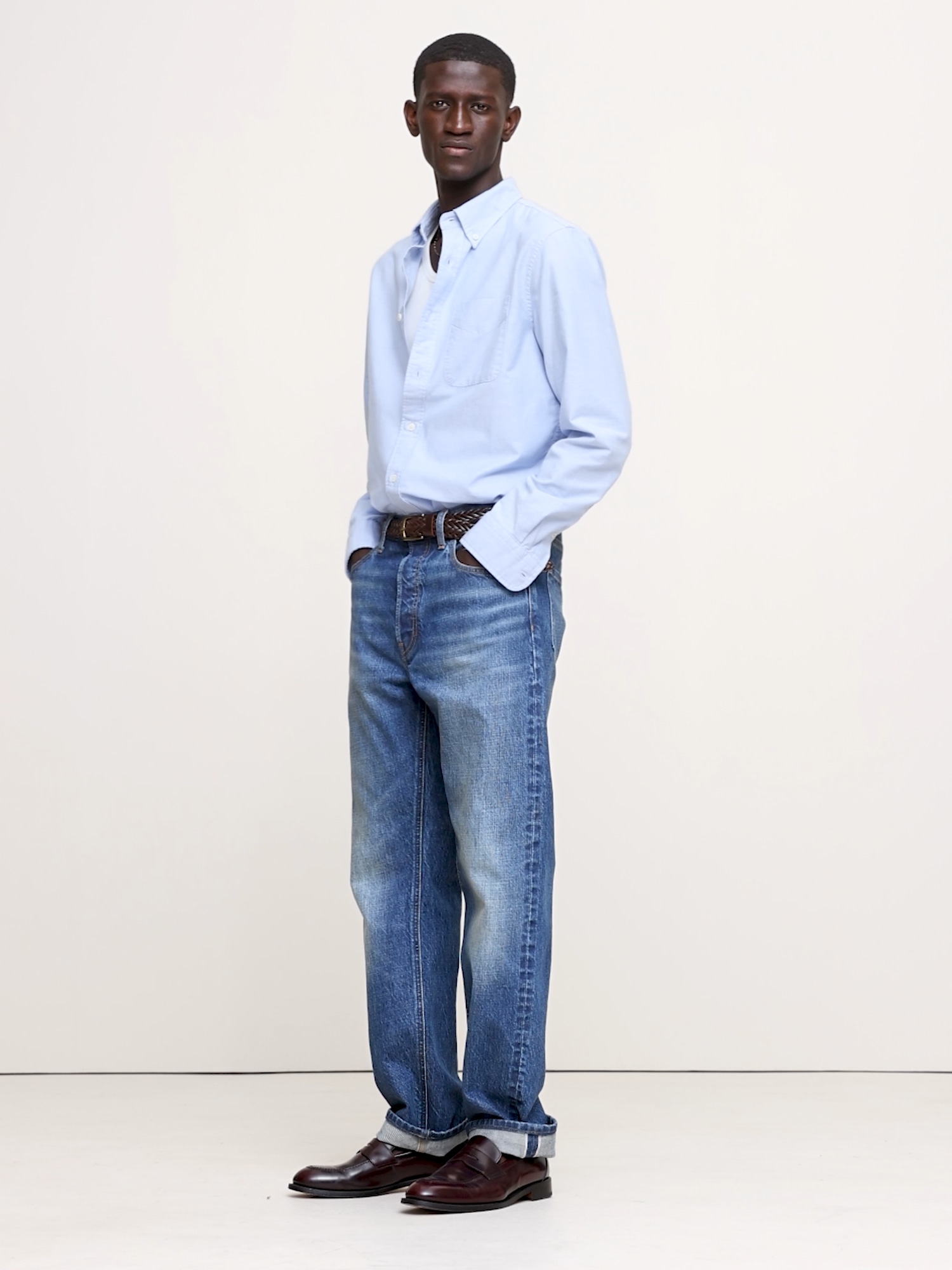 Image number 2 showing, Standard-Fit Oxford Shirt