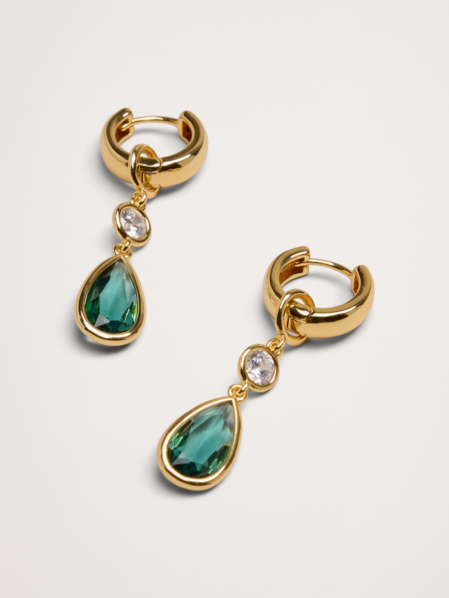 Mermaid Teardrop Drop Earrings by Aureus + Argent