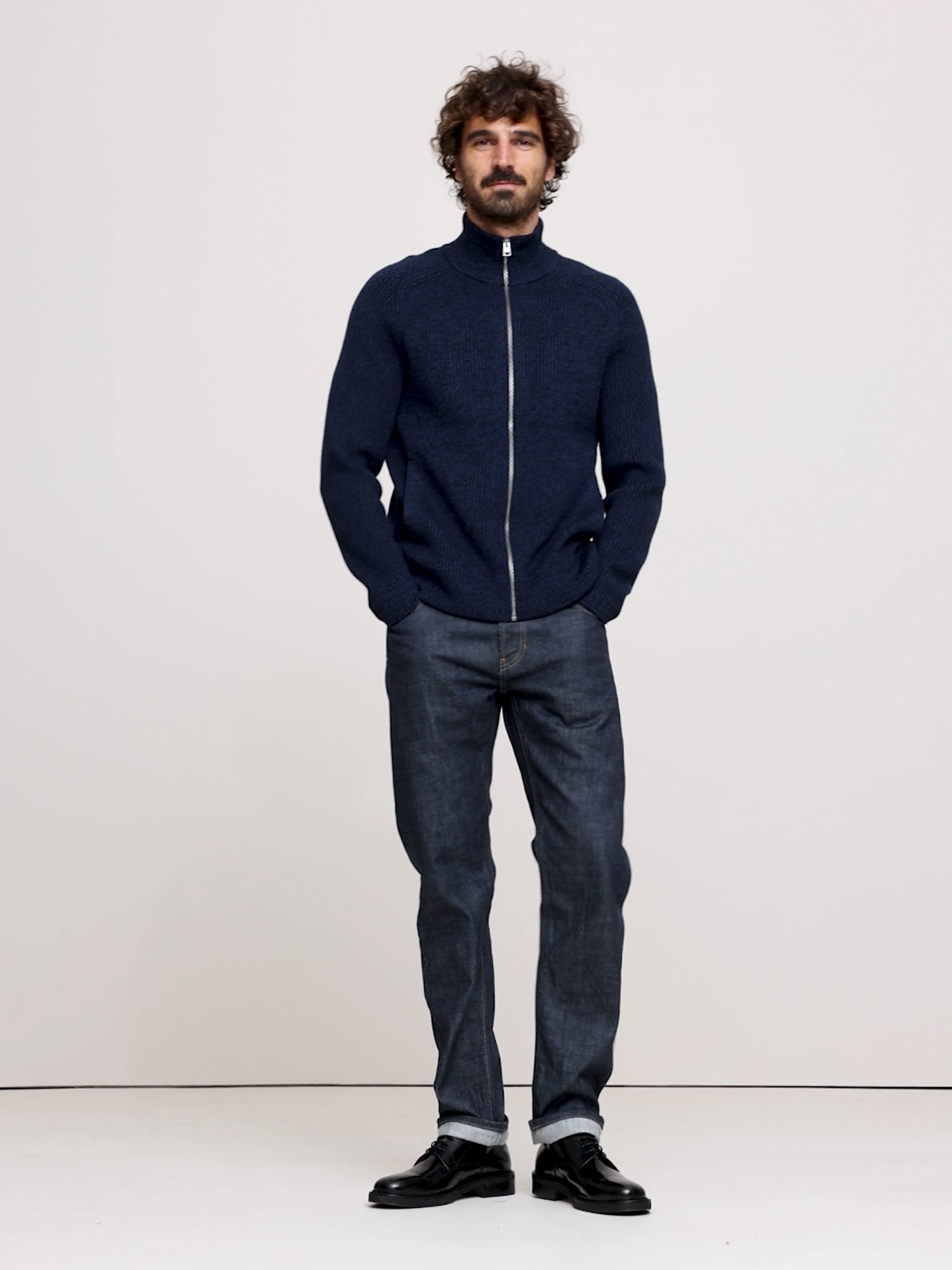 Image number 2 showing, Ribbed Merino Sweater Jacket