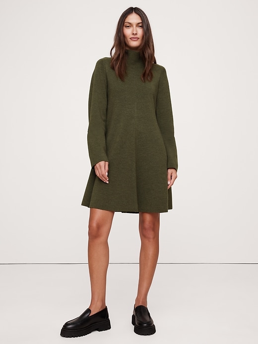 banana republic green sweater dress Colleta Off-Shoulder Sweater Dress