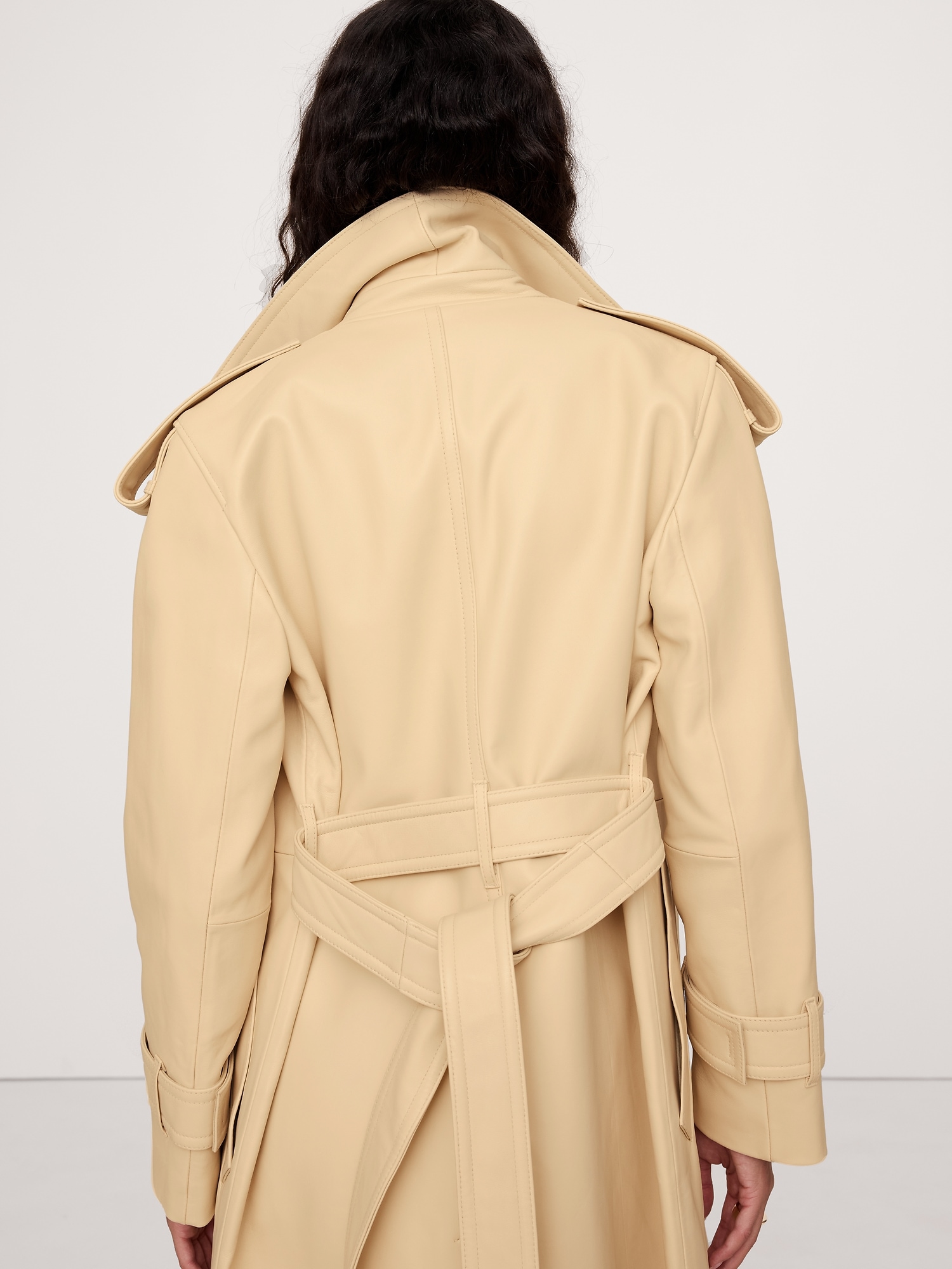 Leather Trench Coat