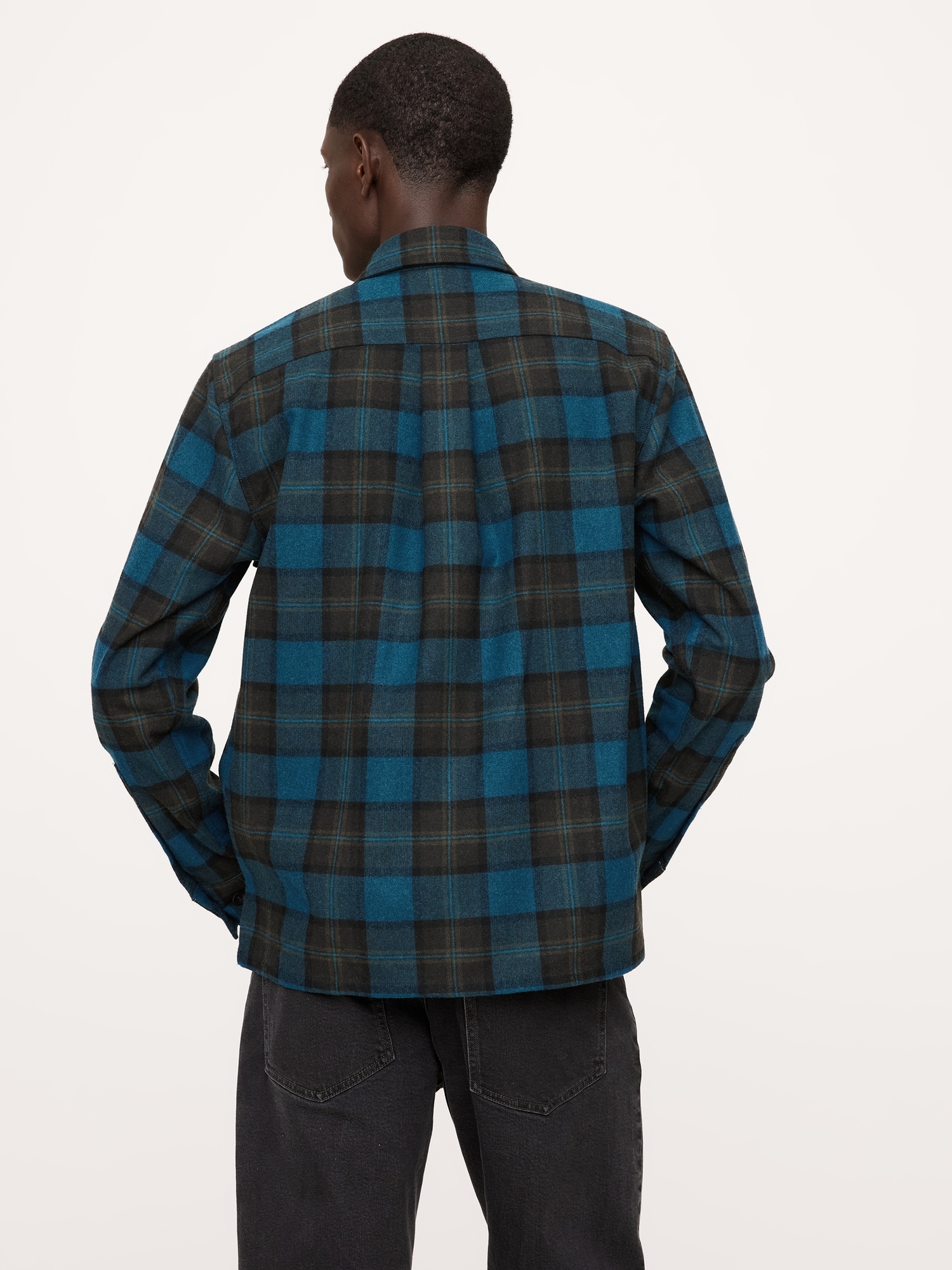 Heavyweight Flannel Wool-Blend Overshirt