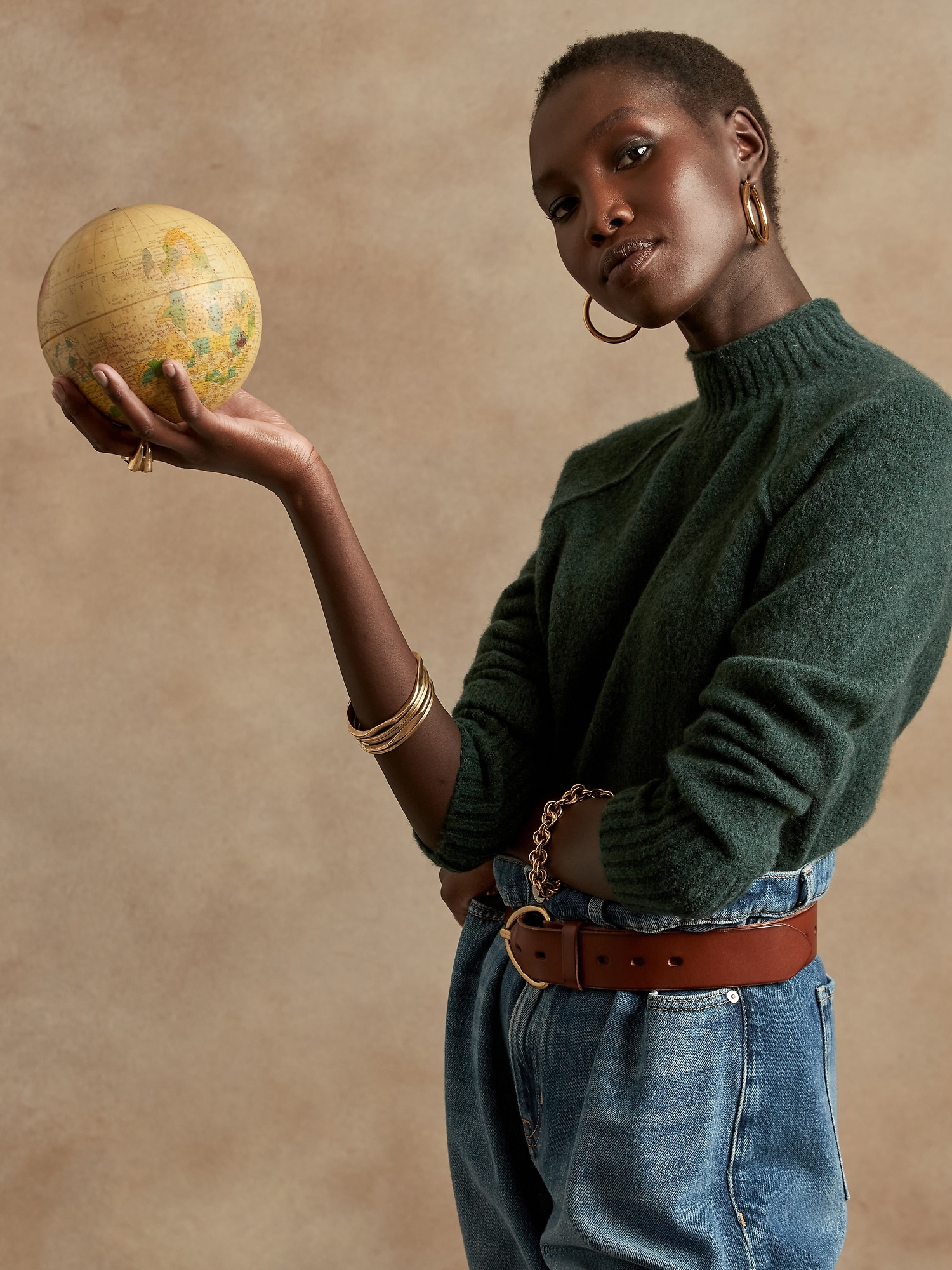 Cozy Turtleneck Sweater | Banana Republic Factory