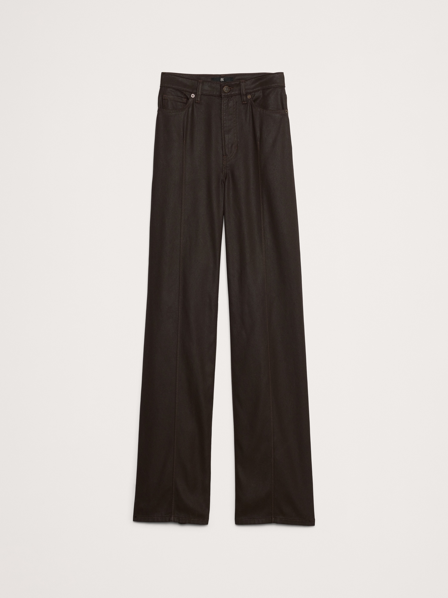 The Coated Denim Pintuck Jean