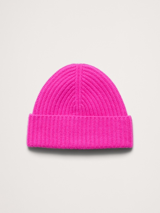 Banana Republic Elegant Women’s Fuchsia Cashmere Cable Knit Beanie NWT Women main image 3