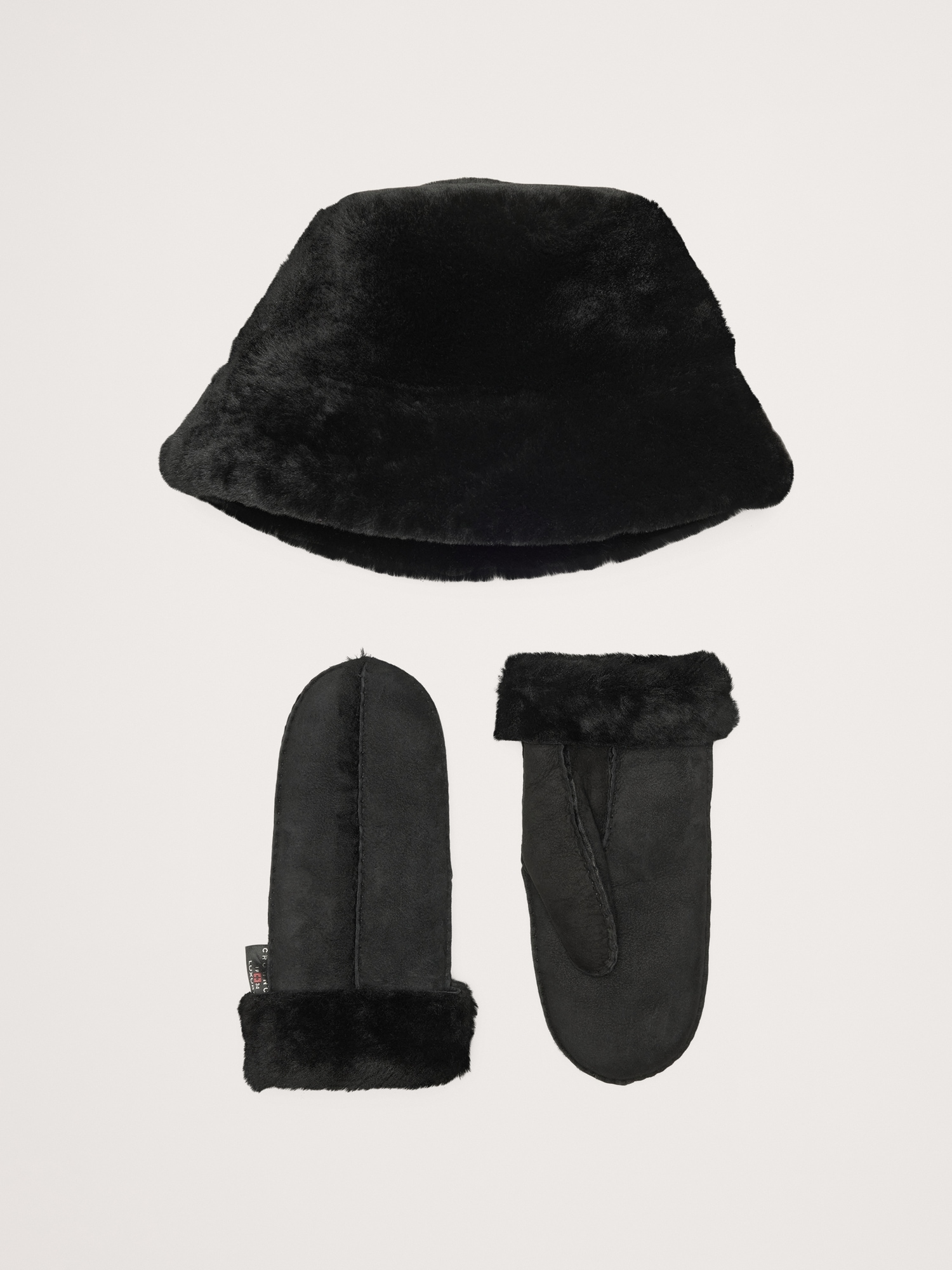 Shearling Bucket Hat by Crown Cap