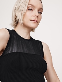 Sculpted Ribbed Top | Banana Republic