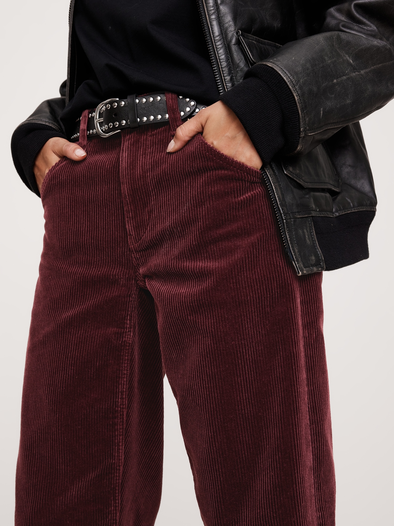 The Slouchy Straight Corduroy Pant