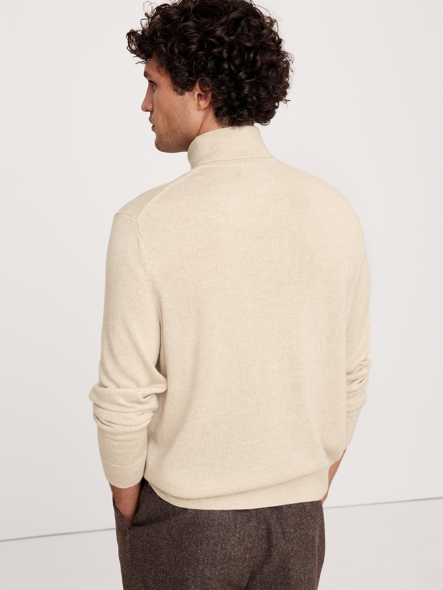 Franco Italian Merino Turtleneck Sweater