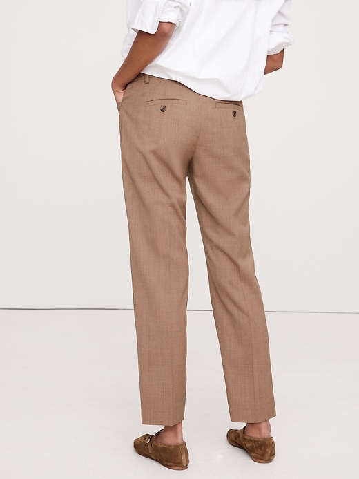 Siena Slim Italian Wool Ankle Pant | Banana Republic display picture 1