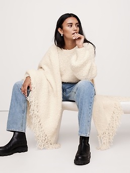 定価13.5万 AKM ALPACA SHAGGY WRAP ROPEコートXL 定価13.5万 AKM ALPACA SHAGGY WRAP ROPEコートXL