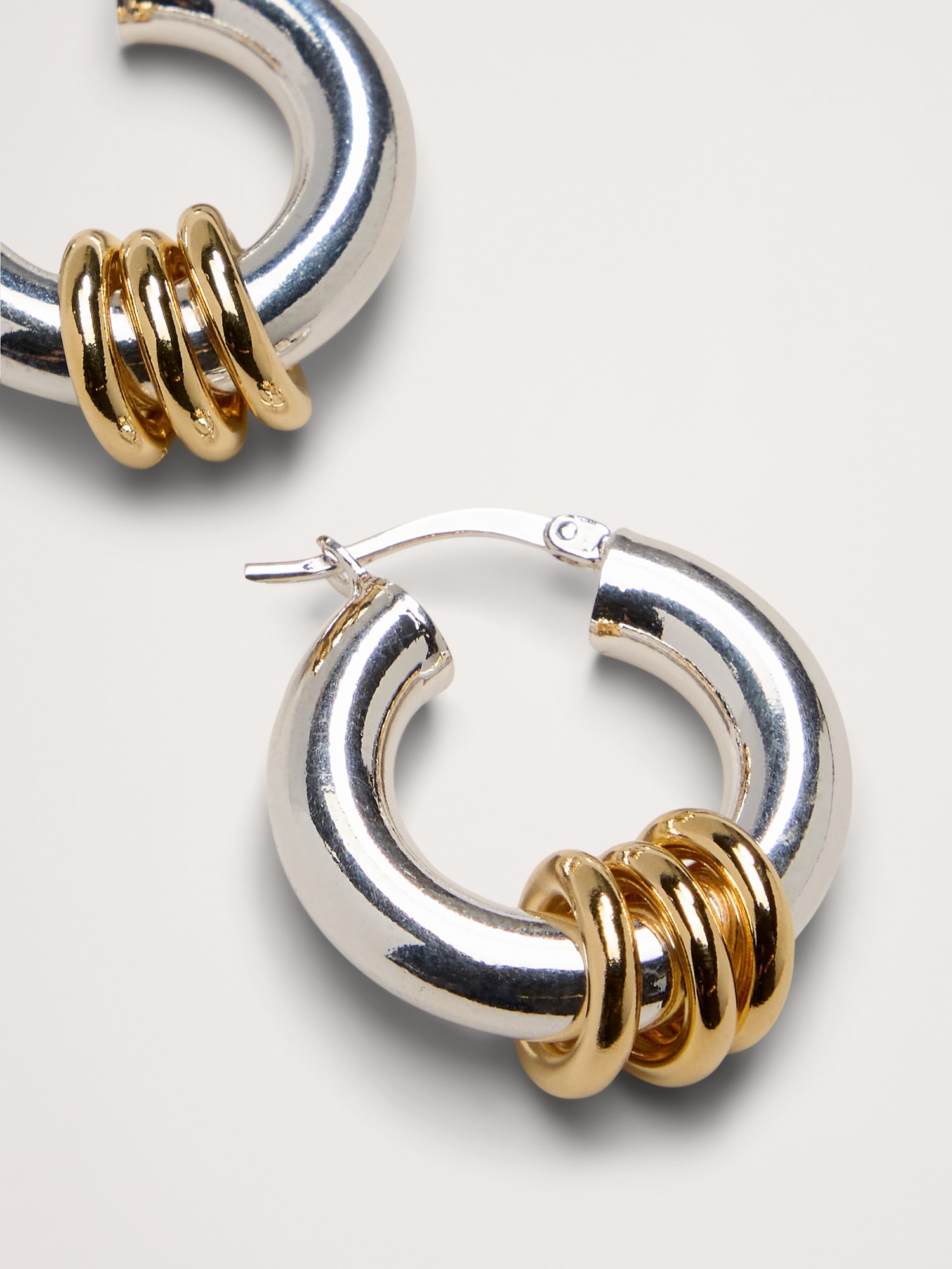 Rings Mini Hoop Earrings by Aureus + Argent