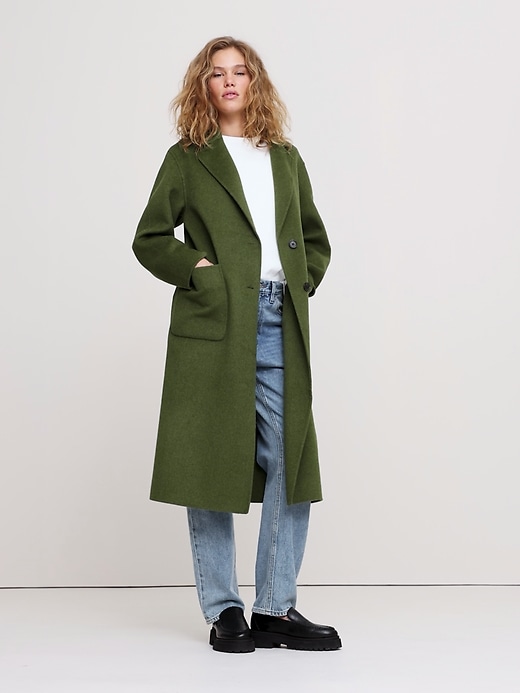 Oversized Double-Faced Top Coat | Banana Republic Oversized Double-Faced Top Coat | Banana Republic