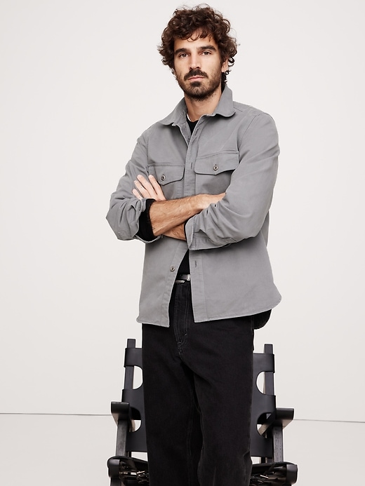 ジャケット・アウター Y's DUNGAREE TWILL ASYMME SHIRT JACKET 2 Y's DUNGAREE TWILL ASYMME SHIRT JACKET 2