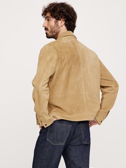 Suede Trucker Jacket