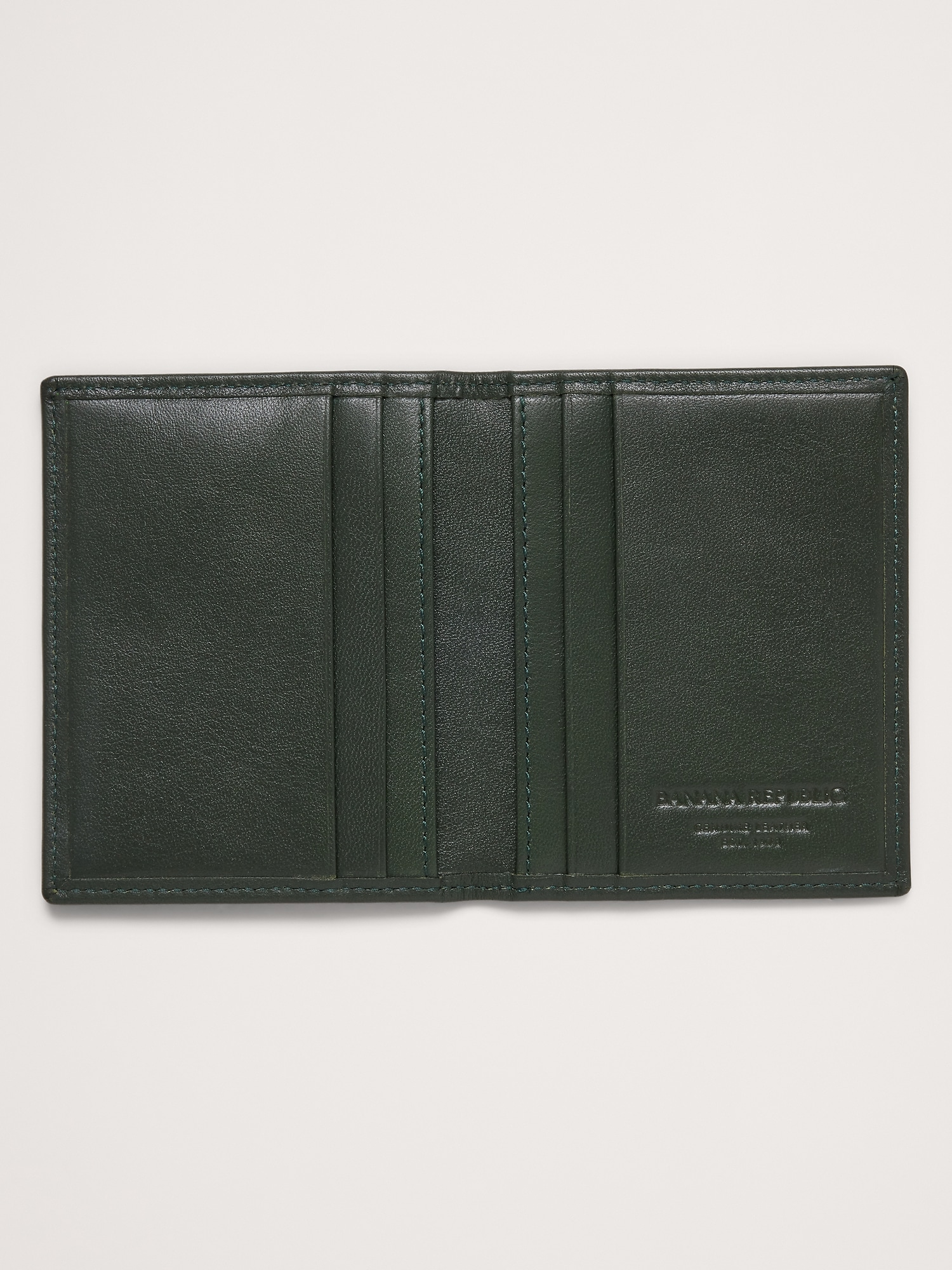 Leather Bi-Fold Card Case