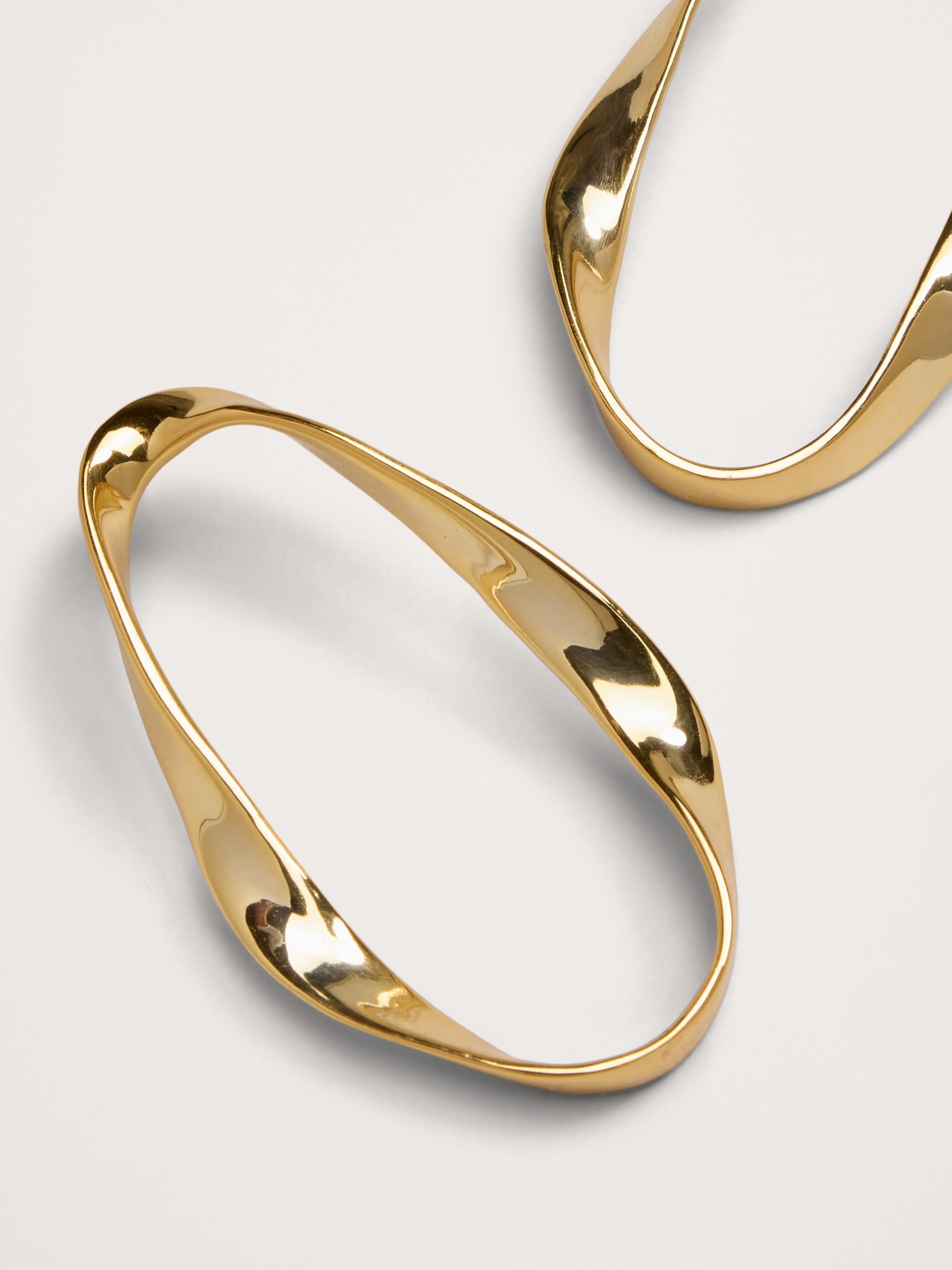 Mobius Hoop Earrings by Aureus + Argent