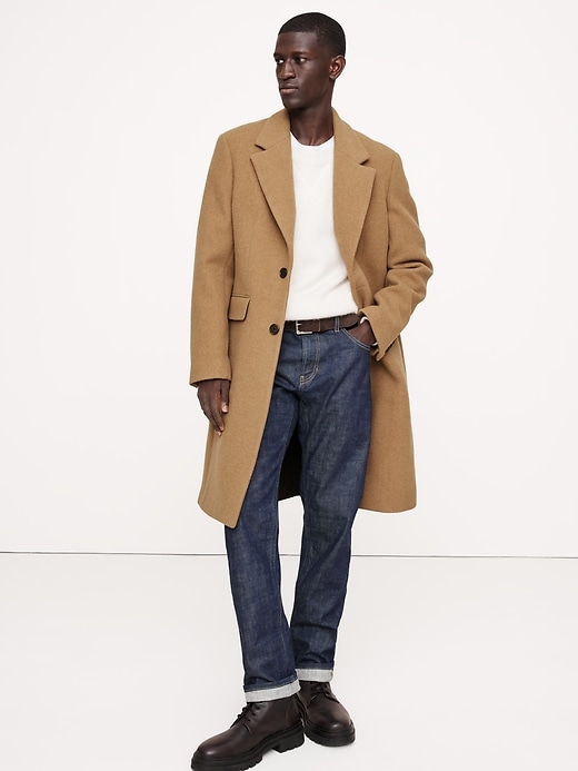 Italian Melton Topcoat | Banana Republic