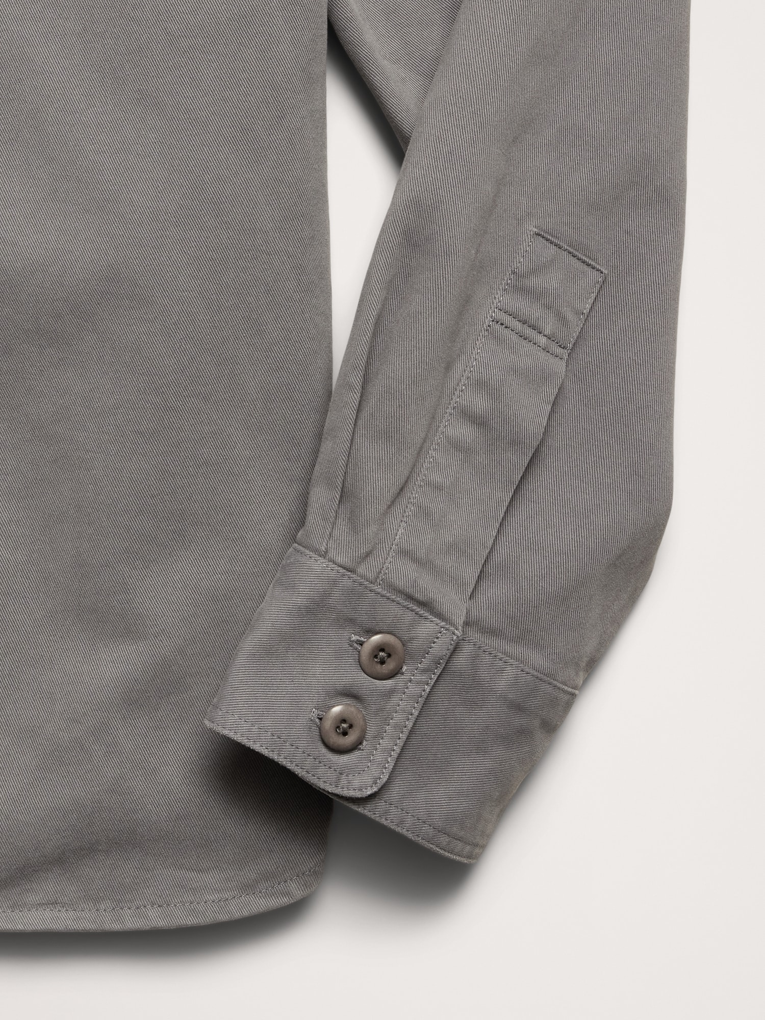 Cotton Twill Shirt Jacket