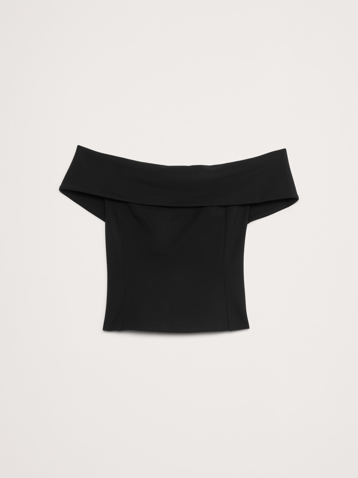 Lightweight Ponte Off-Shoulder Top