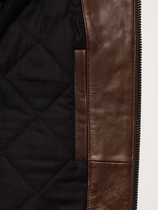 ジャケット・アウター 80s banana republic short leather jacket 80s Banana Republic Leather Jacket Vintage Bomber Flight