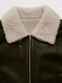 Shearling Aviator Jacket | Banana Republic