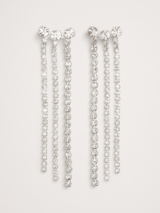 Banana Republic #BRE63 Silver Tone Textured Dangle Earrings – New With Tags, Women's Fashion Jewelry