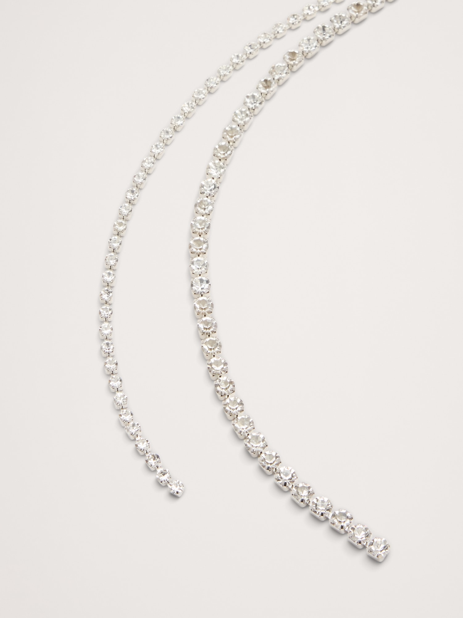 Crystal Lariat Necklace