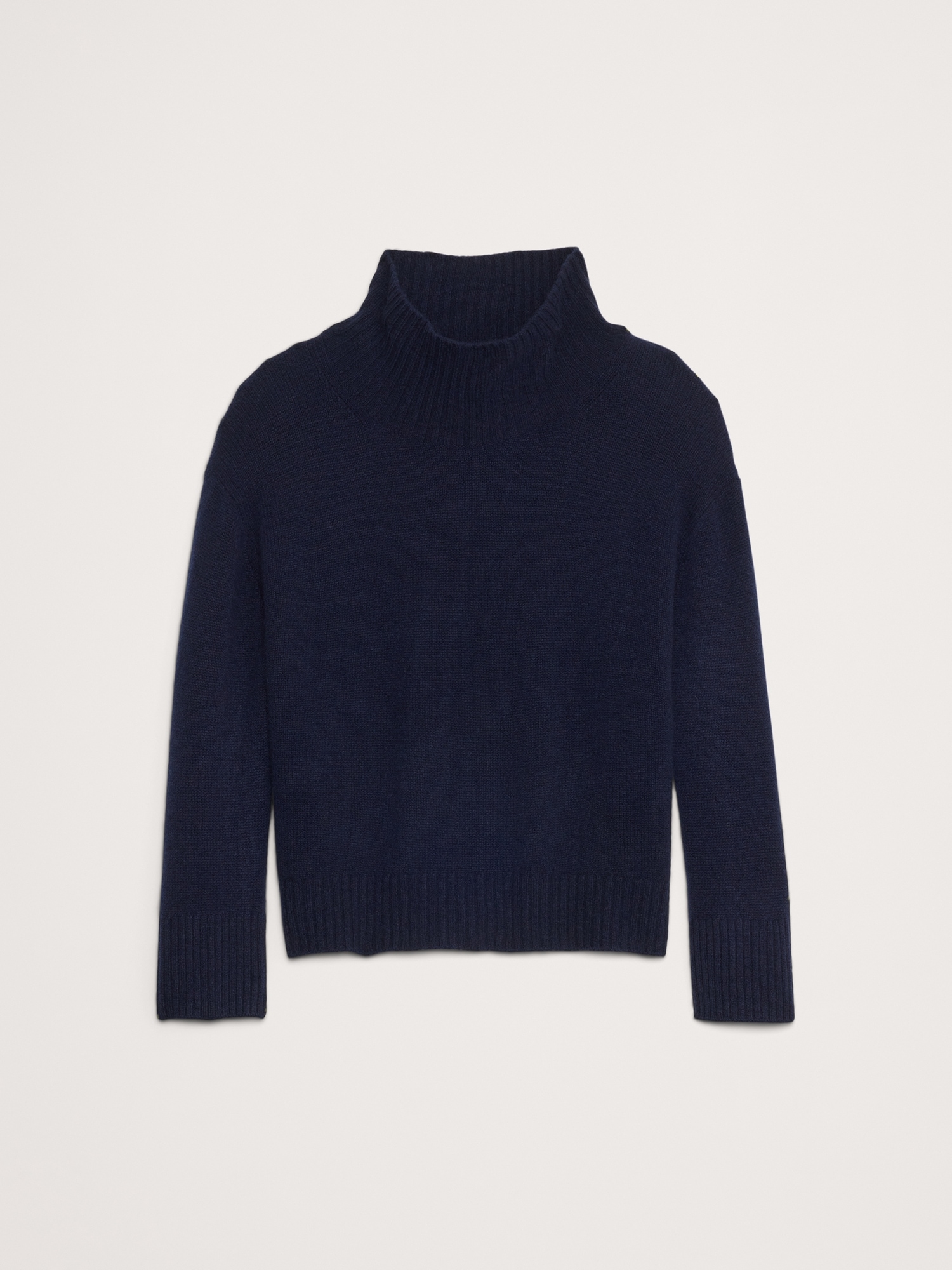 Navy cashmere turtleneck hotsell