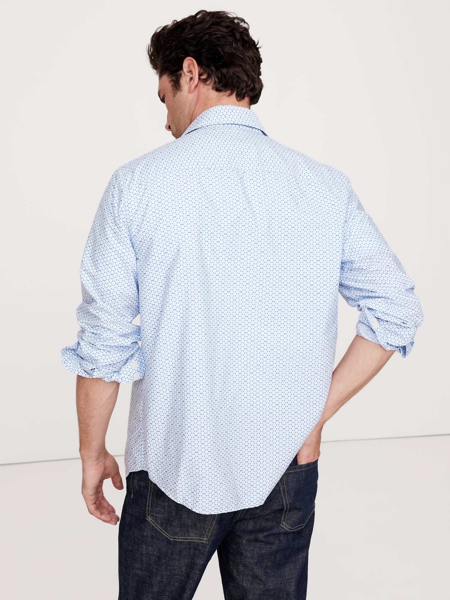 Washed Cotton Poplin Shirt