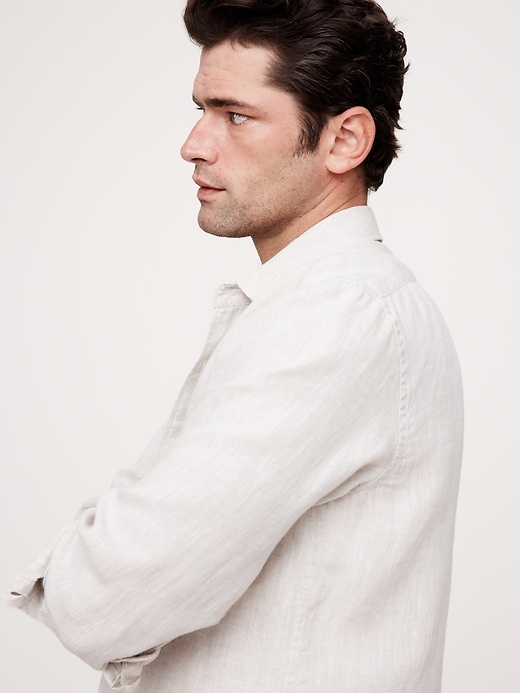 Slim-Fit Linen Shirt | Banana Republic