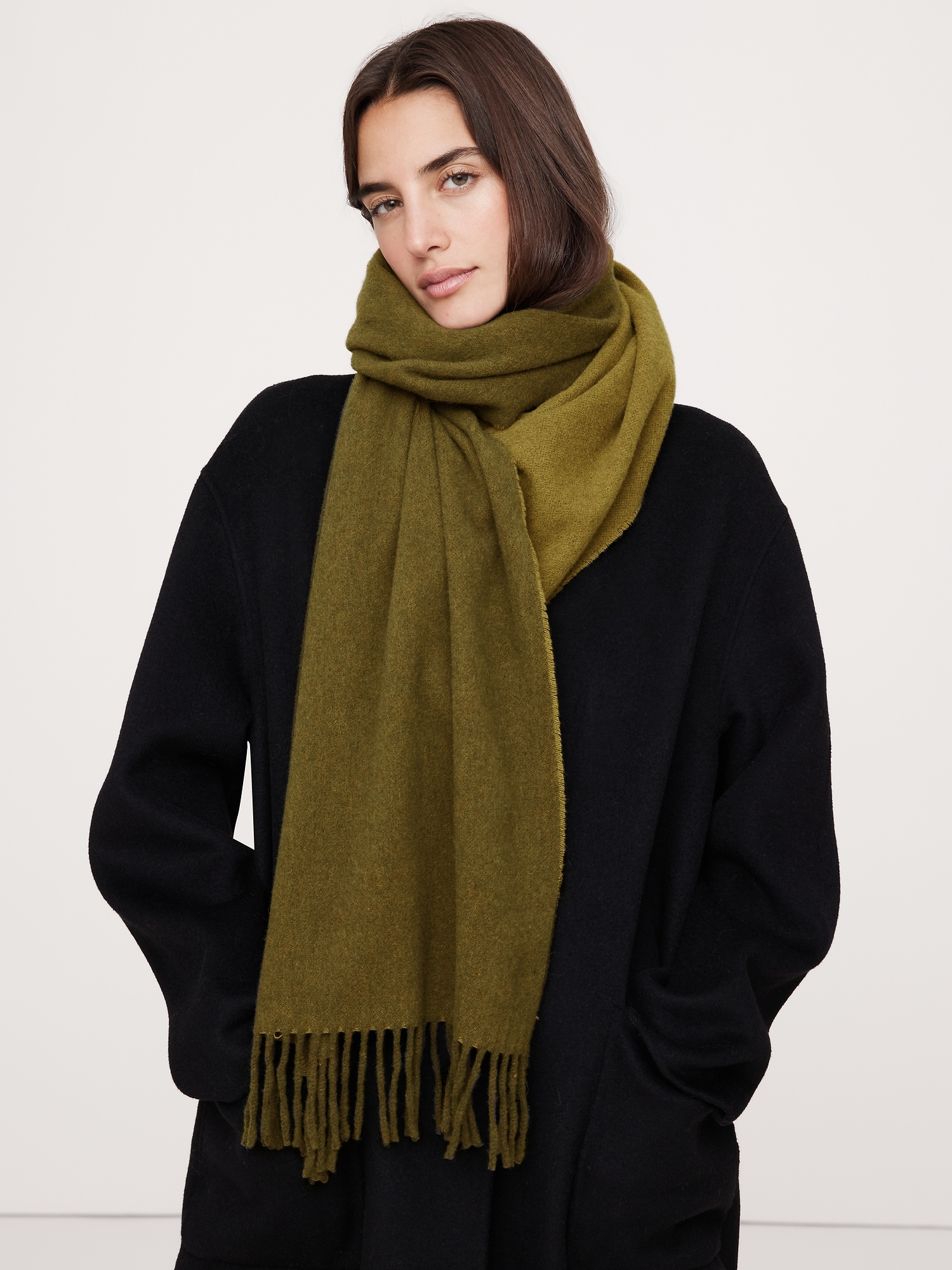 Italian Wool-Cashmere Scarf