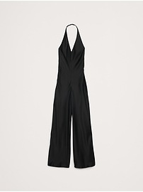 Crepe Halter Jumpsuit