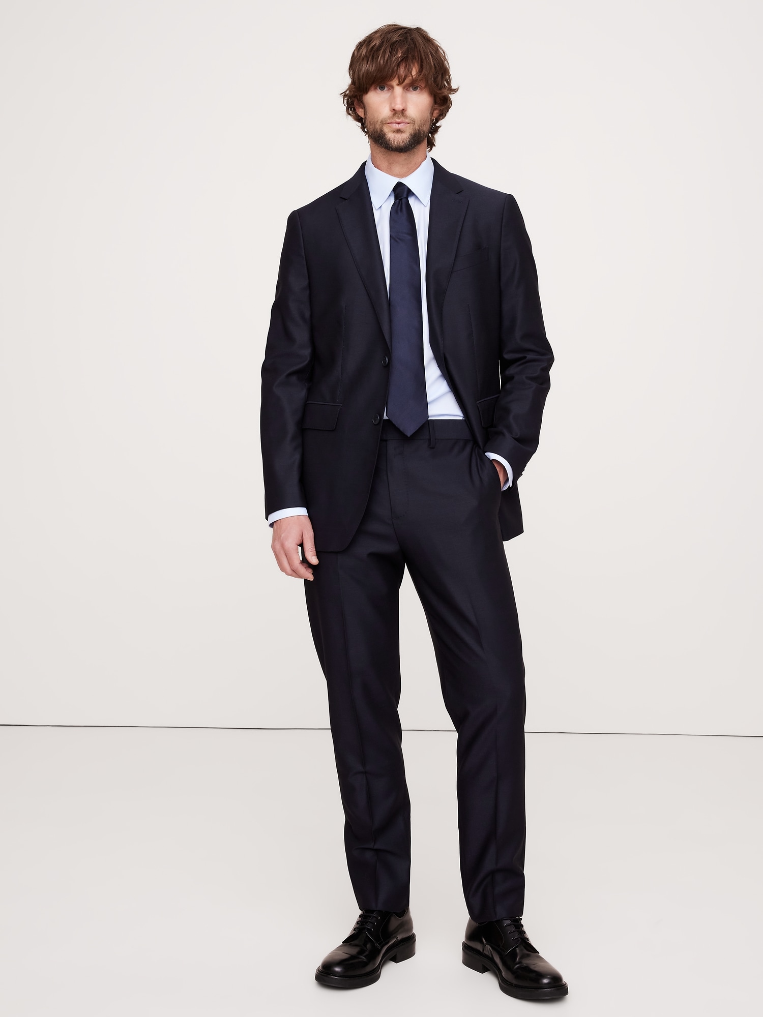 Signature Italian Hopsack Suit Pant