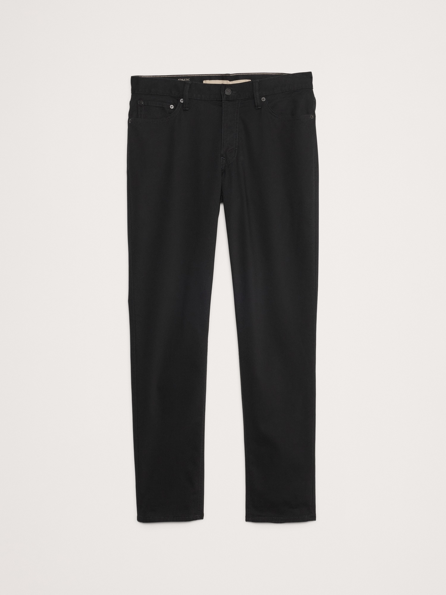 Мужские брюки Banana Republic Athletic Traveler Pant, цвет: Чёрный — фото 4
